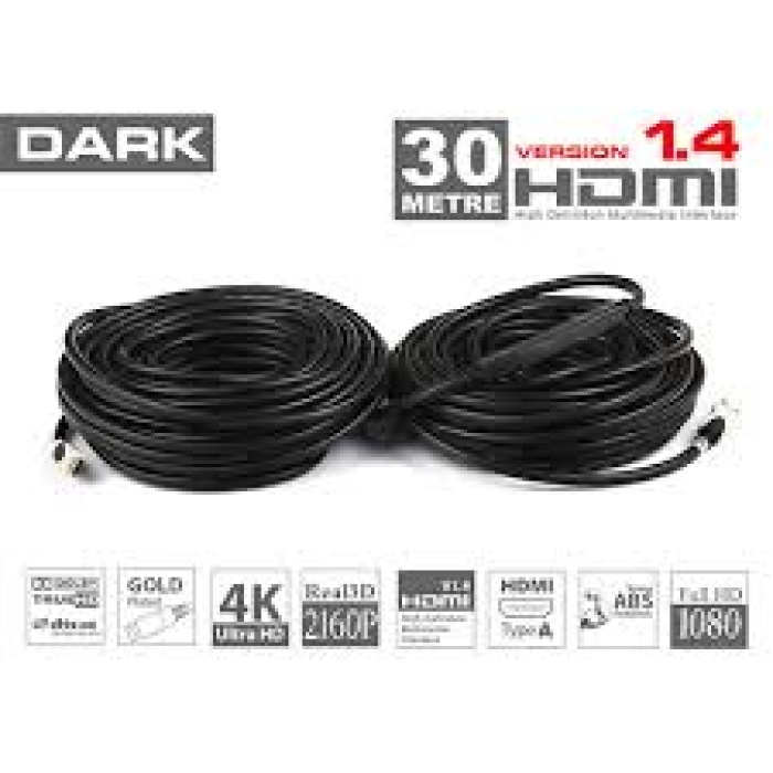 Dark DK HD CV14L3000A 30mt Hdmi v1.4 3d led-lcd-ps3 Kablo