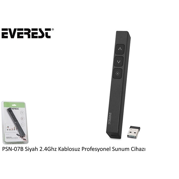 Everest PSN-07B Siyah 2.4Ghz Kablosuz Profesyonel