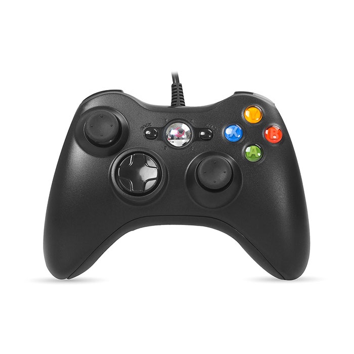 Snopy Rampage SG-R360 Siyah Xbox-360 ve USB PC Destekli 2,20m Kablolu Oyunkolu Joypad