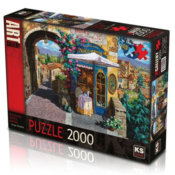 Ks Games Puzzle 2000 Parça Ristorante Antico Martini 22501