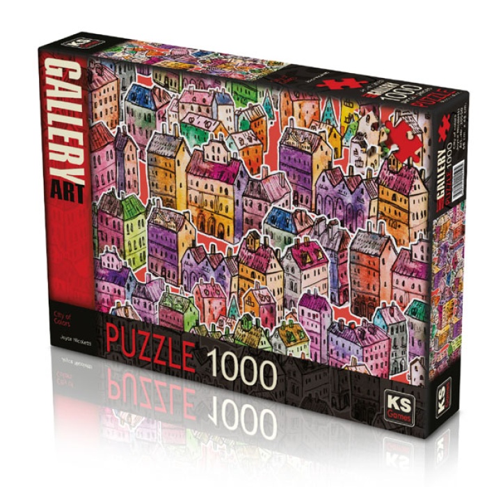 Ks Games Puzzle 1000 Parça City Of Colors 20550