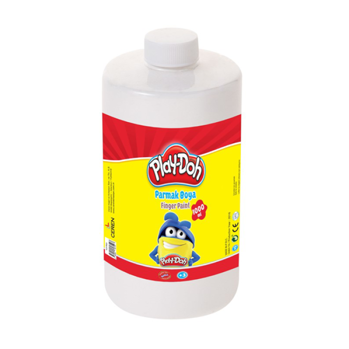 Play-Doh Parmak Boyası Tüp 1000 ML Beyaz PLAY-PR024