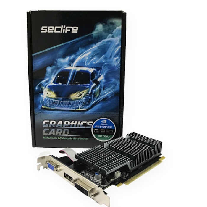 Seclife Geforce GT610 2GB DDR3 64Bit DVI HDMI VGA LP Ekran Kartı