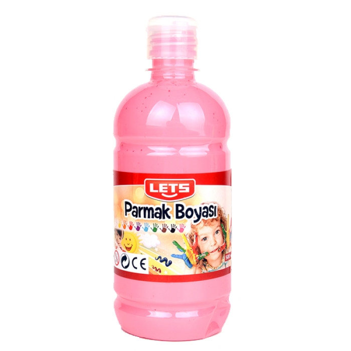 Lets Parmak Boyası 500 ML Pembe L-5010