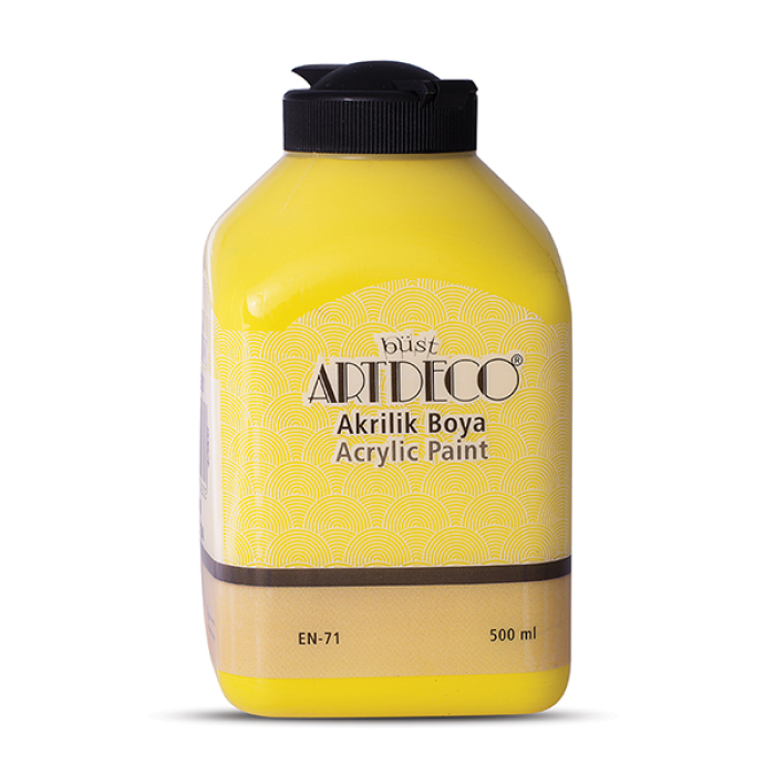 Artdeco Akrilik Boya 500 ML Sarı 070L-3601