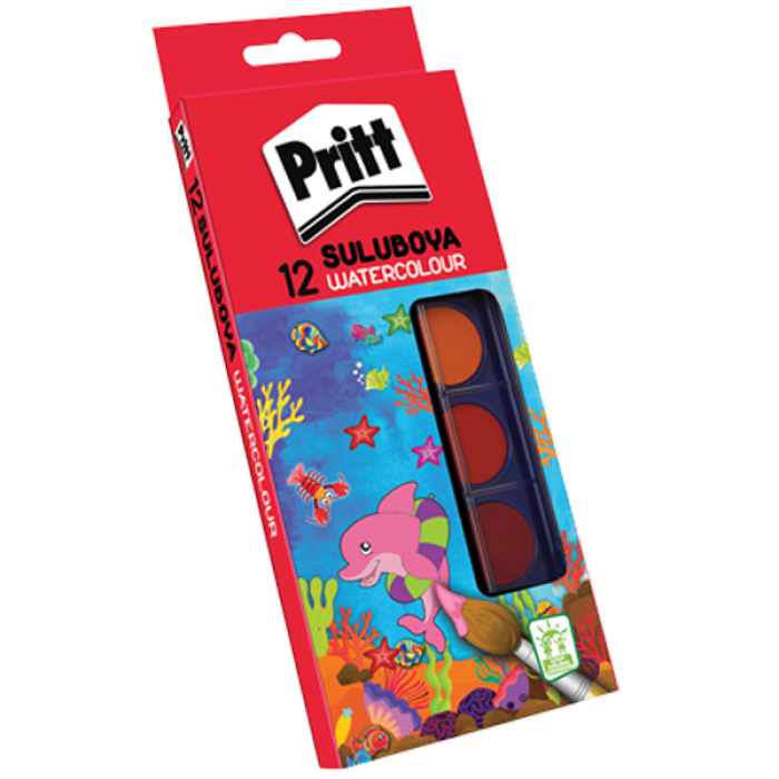 Pritt Sulu Boya Büyük Boy 12 Renk 1047948