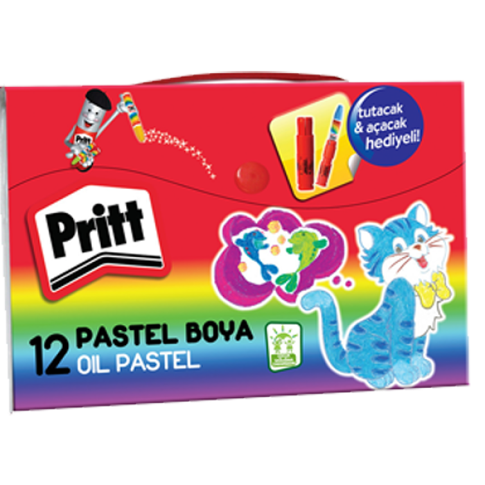 Pritt Pastel Boya Çantalı 12 Renk 1048062