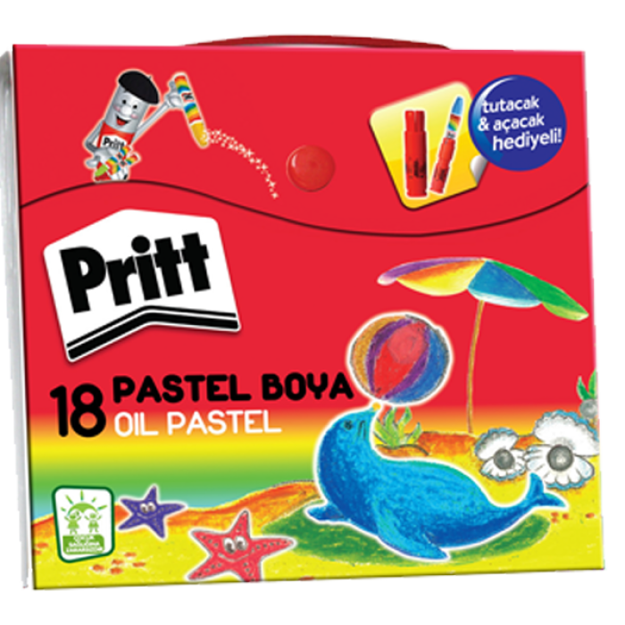 Pritt Pastel Boya Çantalı 18 Renk 1048063