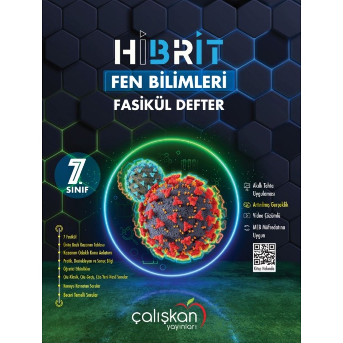 Çalışkan Yayınları 7. Sınıf Hibrit Fen Bilimleri Fasikül Defter