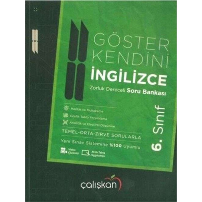 Çalışkan Yayınları 6. Sınıf Göster Kendini İngilizce Soru Bankası