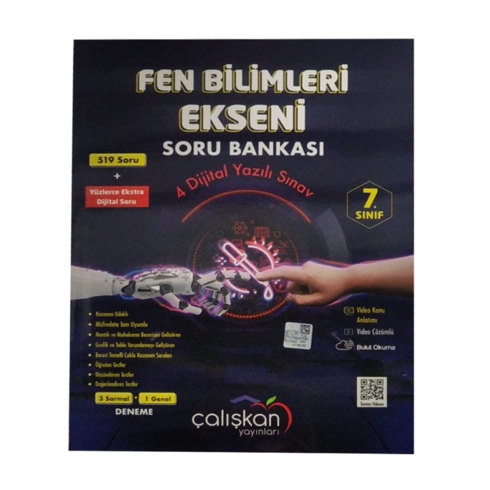 Çalışkan Yayınları 7. Sınıf Fen Bilimleri Ekseni Soru Bankası