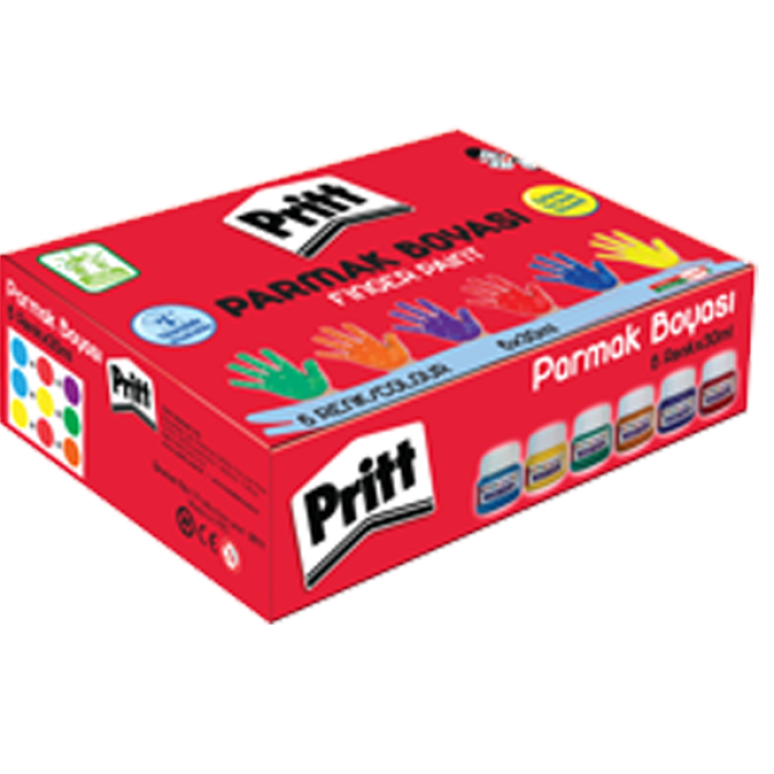 Pritt Parmak Boyası 30 ML 6 Renk 1221355