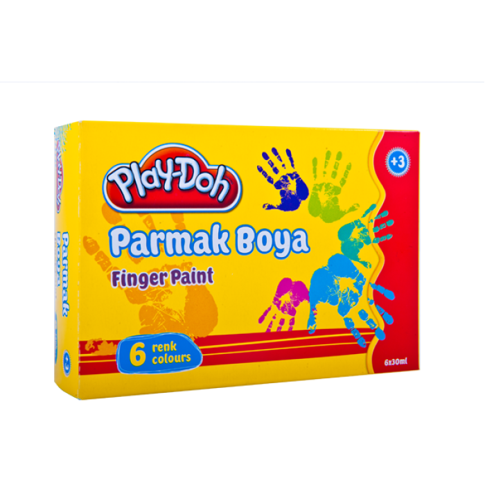 Play-Doh Parmak Boyası 30 ML 6 Renk PLAY-PR001