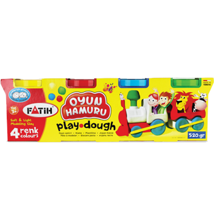 Fatih Oyun Hamuru 520 GR 4 Renk 50061