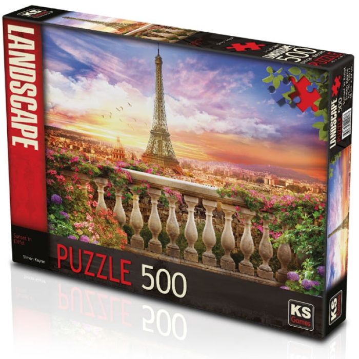 Ks Games Puzzle 500 Parça Sunset İn Eiffel 20017