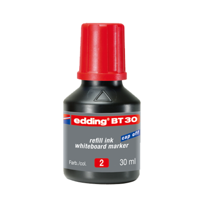 Edding Tahta Kalem Mürekkebi Damlalıklı 30 ML Kırmızı BT30