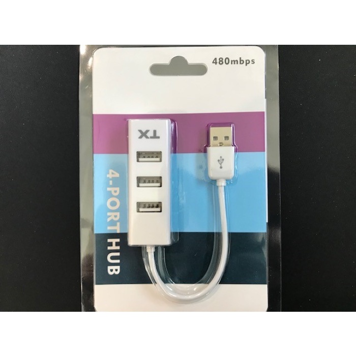 Tx ACUSB24W 4Port Usb Hub Beyaz 2.0 480Mbps  (0,11cm Kablo Uzunluğu)