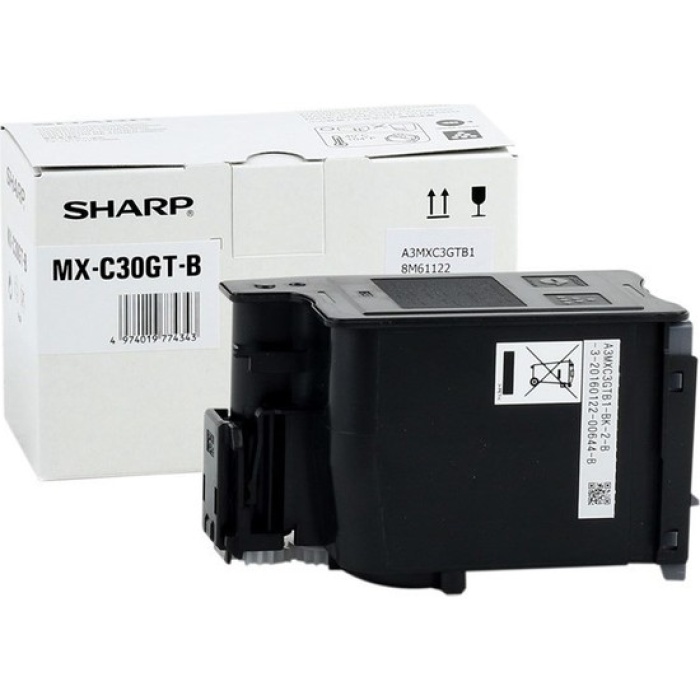 Sharp MX-C30GTB Black Siyah Orjinal Fotokopi Toneri MX-C250-C300W-C301