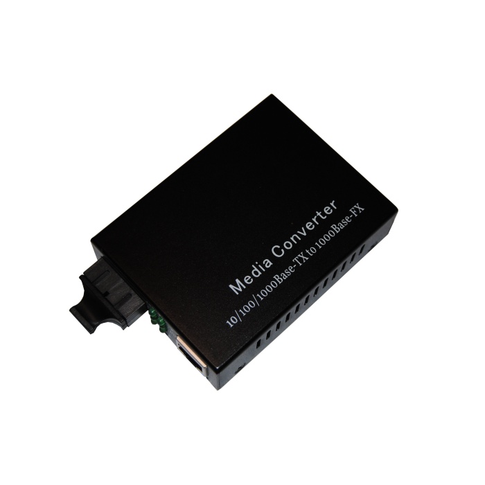 Beek BN-GS-SC-SM20 10-100-1000BaseT-1000LX Media-Rate Converter, SM, SC, 20 km