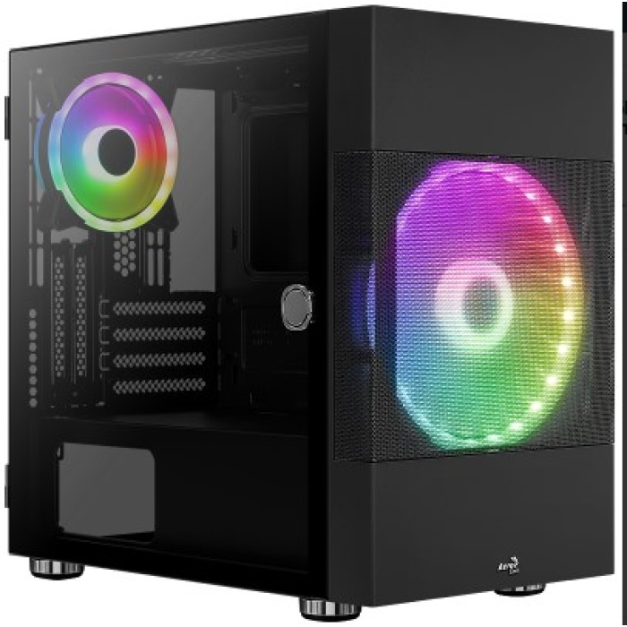 Aerocool-AE ATMC 500 Atomic 500W 1 x 20cm ve 1 x 12cm ARGB Fan