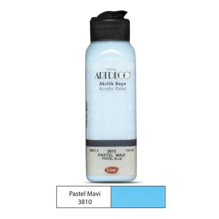 Artdeco Akrilik Boya 140 ML Pastel Mavi 3810