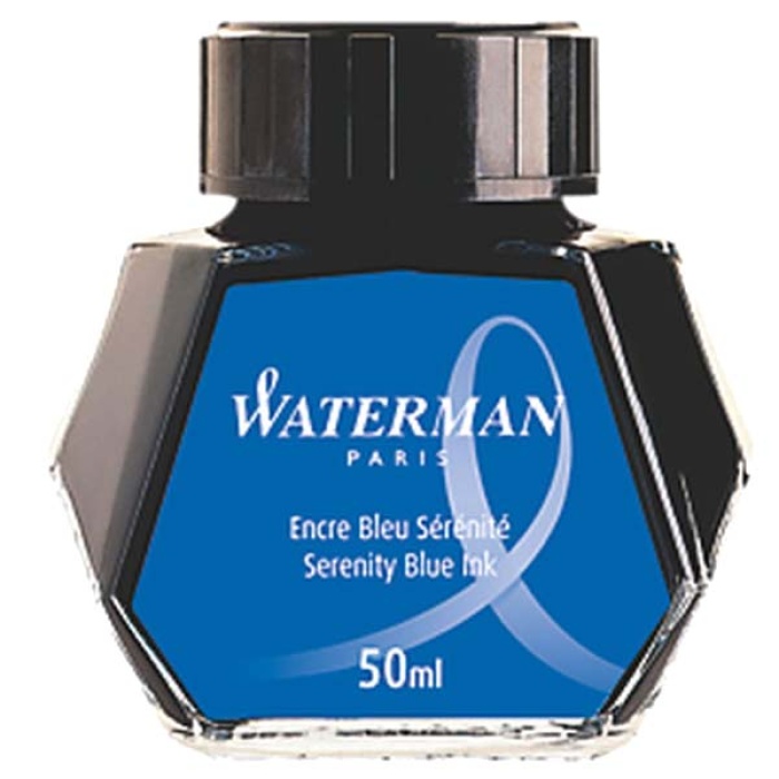 Waterman Dolma Kalem Mürekkebi Cam Şişede 50 ML Mavi S0110720