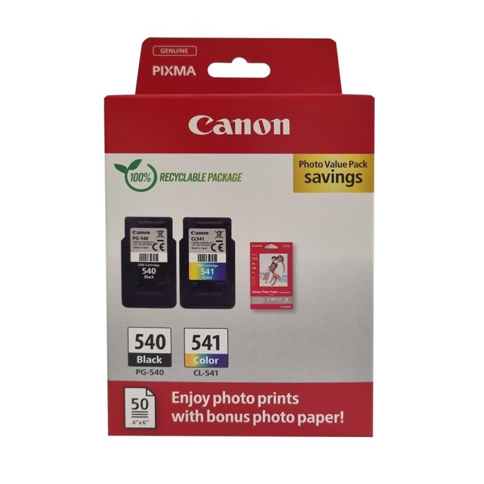 Canon PG-540 CL-541 Photo Value Multipack 2li Mürekkep Kartuş