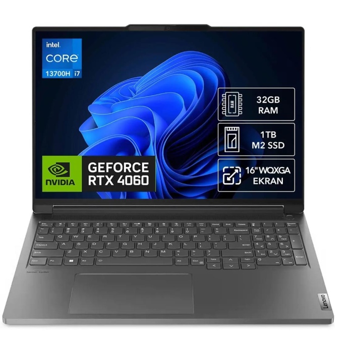 Lenovo ThinkBook 16p G4 21J80032TR i7-13700H 32GB 1TB 8GB RTX 4060 GDDR6 16¨ WQXGA FreeDOS Notebook