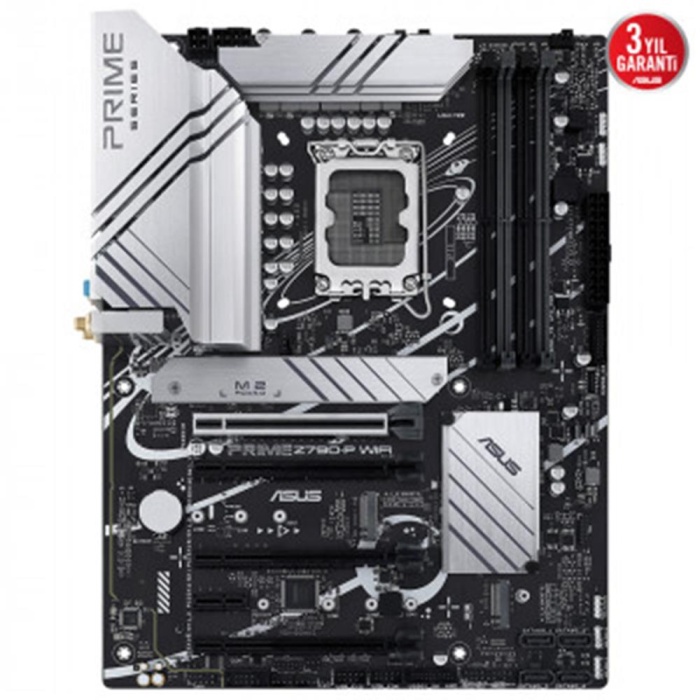 ASUS PRIME Z790-P WIFI INTEL Z790 LGA1700 DDR5 7200 DP HDMI 3X M2 USB3.2 AX WİFİ BT AURA RGB