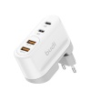 budi 40W çift usb QC ve çift usb-c pd duvar tipi şarj cihazı