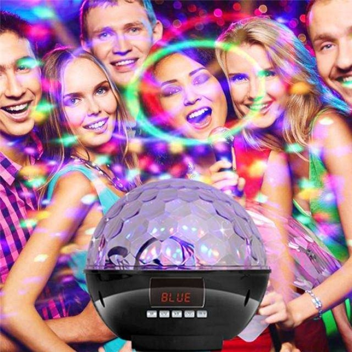 Yeni  LED Disco Parti Işıklı Bluetooth Hoparlör