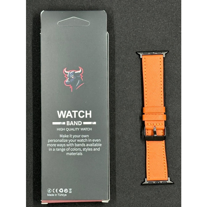 Hakiki Deri 1. kalite Apple Watch Uyumlu 42/44/45/49 MM Kordon Kayış