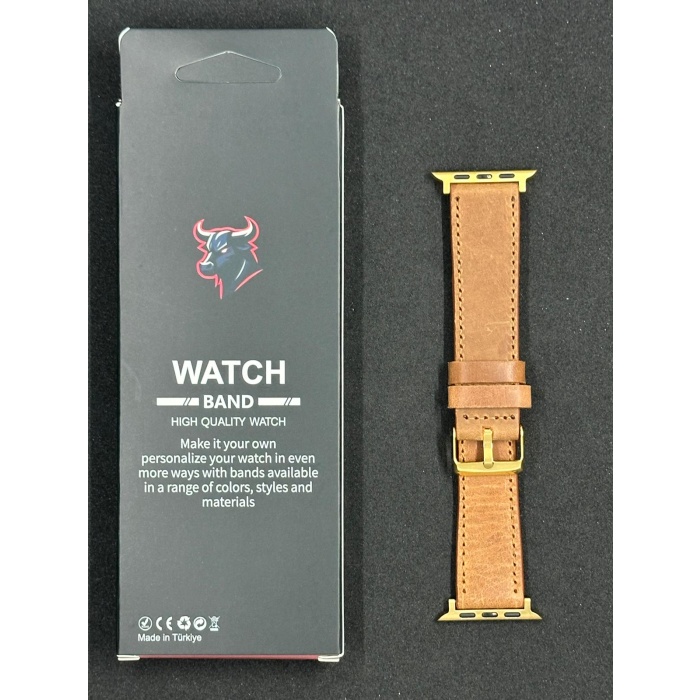 Hakiki Deri 1. kalite Apple Watch Uyumlu 42/44/45/49 MM Kordon Kayış