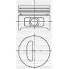 YENMAK PİSTON SEGMAN STD 75.80MM CLIO 1.2 RL-RN-RT 91-98 E5F A 710 - E7F 708 (4 AD) 31-03914-000