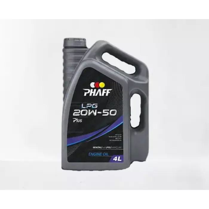 PHAFF-0620504LPG MOTOR YAĞI 20W/50 4LT LPG API SL / CF