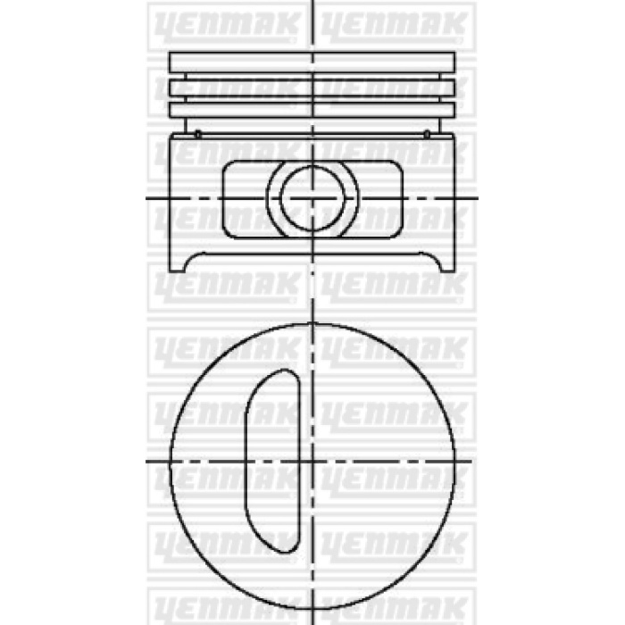 YENMAK PİSTON SEGMAN STD 75.80MM CLIO 1.2 RL-RN-RT 91-98 E5F A 710 - E7F 708 (4 AD) 31-03914-000