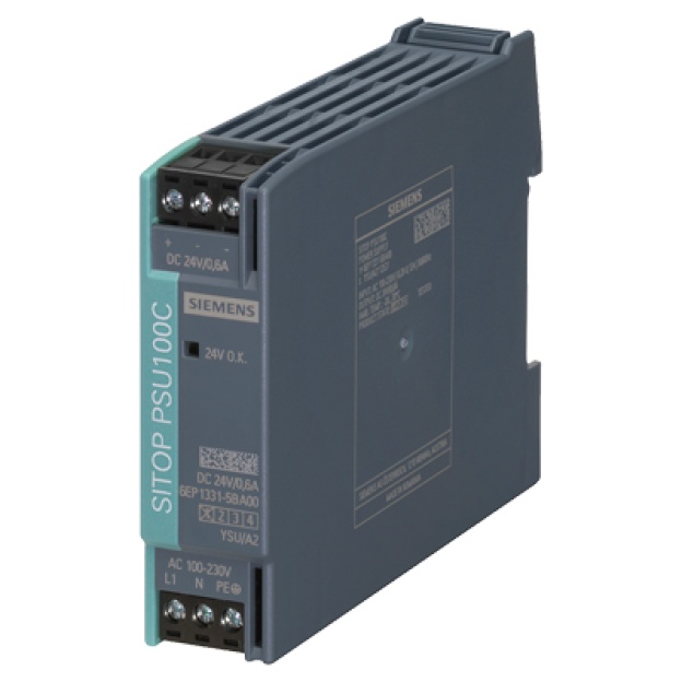 6EP1331-5BA00 SITOP PSU100C 24 V/0.6 A stabilized power supply input: