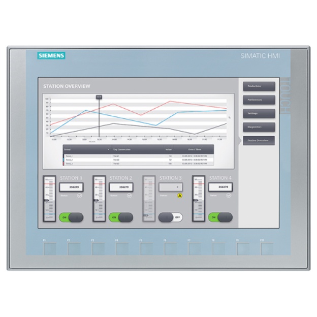 6AV2123-2MB03-0AX0 SIMATIC HMI, KTP1200 Basic, Basic Panel, Key/touch