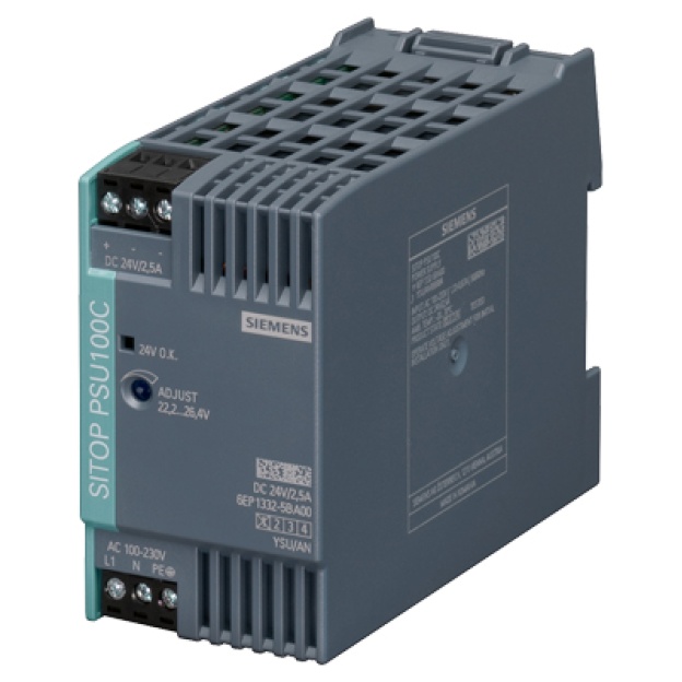 6EP1332-5BA00 SITOP PSU100C 24 V/2.5 A stabilized power supply input: