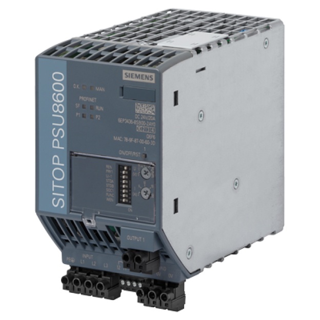 6EP3436-8SB00-2AY0 SITOP PSU8600 3AC 20 A PN stabilized power supply input: