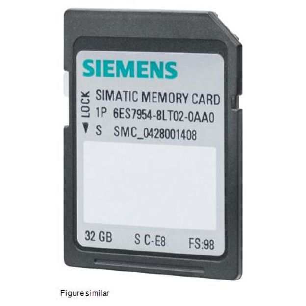 6ES7954-8LT03-0AA0 SIMATIC S7, memory cards for S7-1x 00 CPU, 3, 3V Flash,