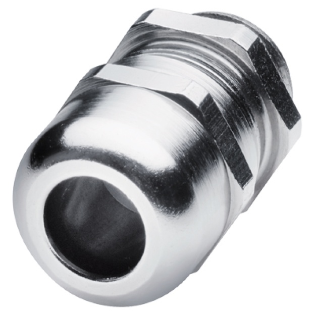 6NH3112-3BA00-1XX4 cable gland, M16, IP68, -40 to +100 °C, Brass nickel-plated,