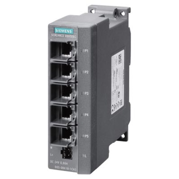 6GK5005-0BA10-1CA3 SCALANCE X005EEC, IE entry Level switch unmanaged 5x