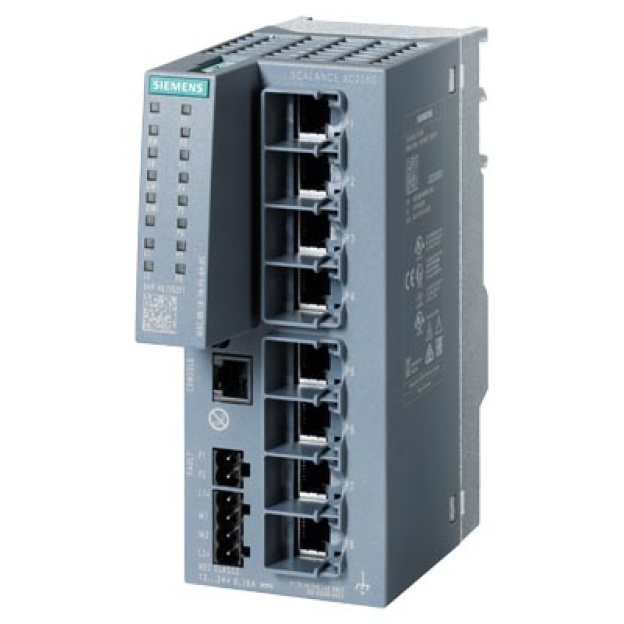 6GK5208-0GA00-2AC2 SCALANCE XC208G manageable Layer 2 IE switch; IEC 62443-4-2