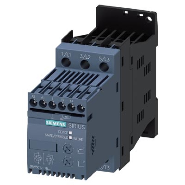 3RW3016-1BB14 SIRIUS soft starter S00 9 A, 4 kW/400 V, 40 °C 200-480