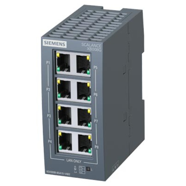 6GK5008-0GA10-1AB2 SCALANCE XB008G unmanaged Industrial Ethernet Switch