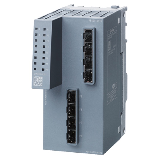 6GK5400-8AS00-8AP2 PE400-8SFP Port Extender for SCALANCE XM-400 managed