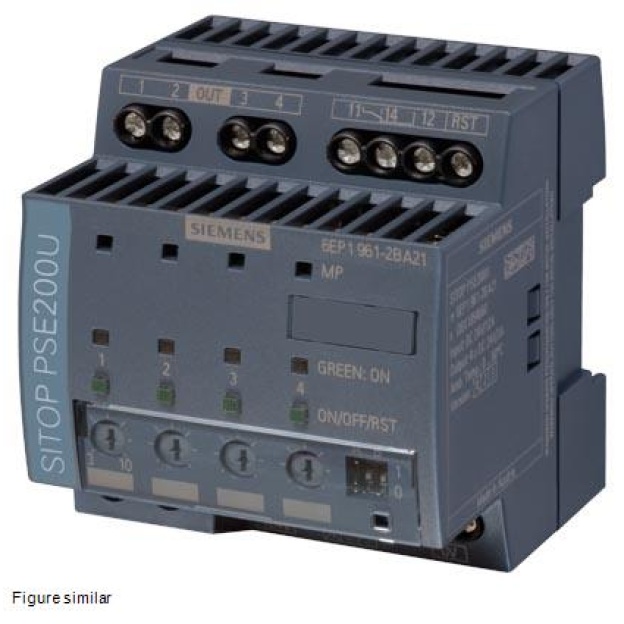 6EP1961-2BA21 SITOP PSE200U 10 A Selectivity module 4-channel input: