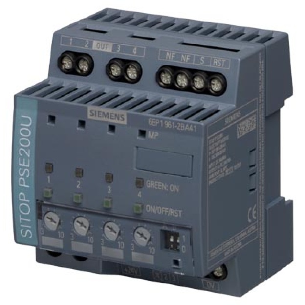 6EP1961-2BA41 SITOP PSE200U 10 A Selectivity module 4-channel input: