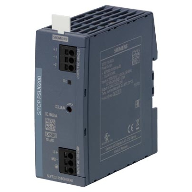 6EP3332-7SB00-0AX0 SITOP PSU6200 24 V/2.5 A Stabilized power supply Input: